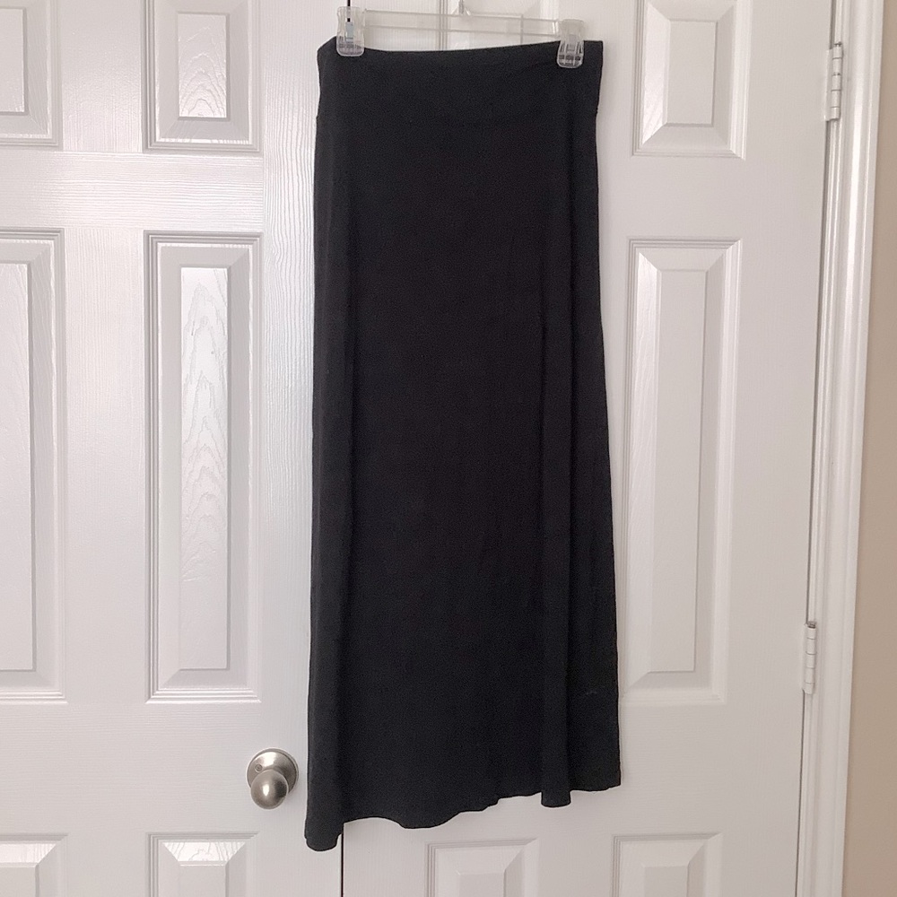 Kensie Soft Stretch Elegant Black Women's Maxi Skirt S